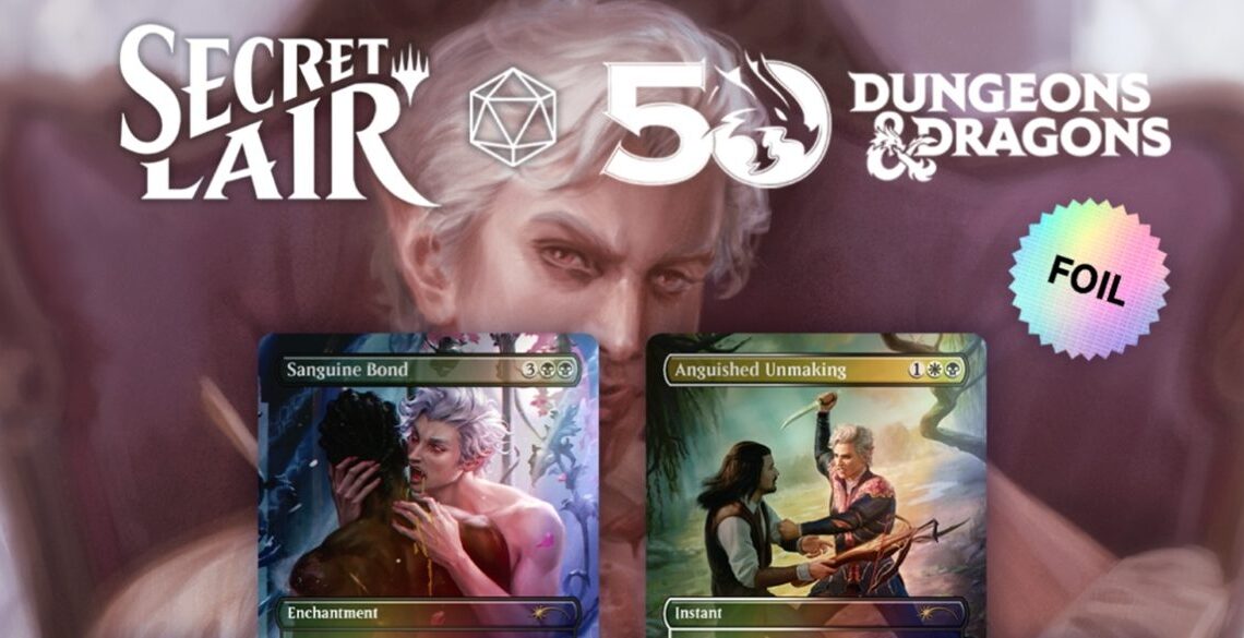 Les nouveaux drops de Magic Secret Lair nous rendent fous - Ceci est Peach Momoko et Astarion's Thirst