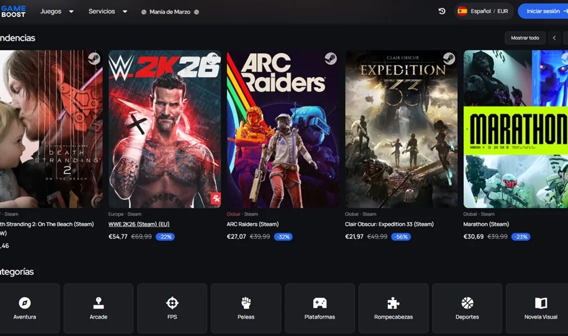 GameBoost : la meilleure plateforme pour acheter des jeux à bon prix