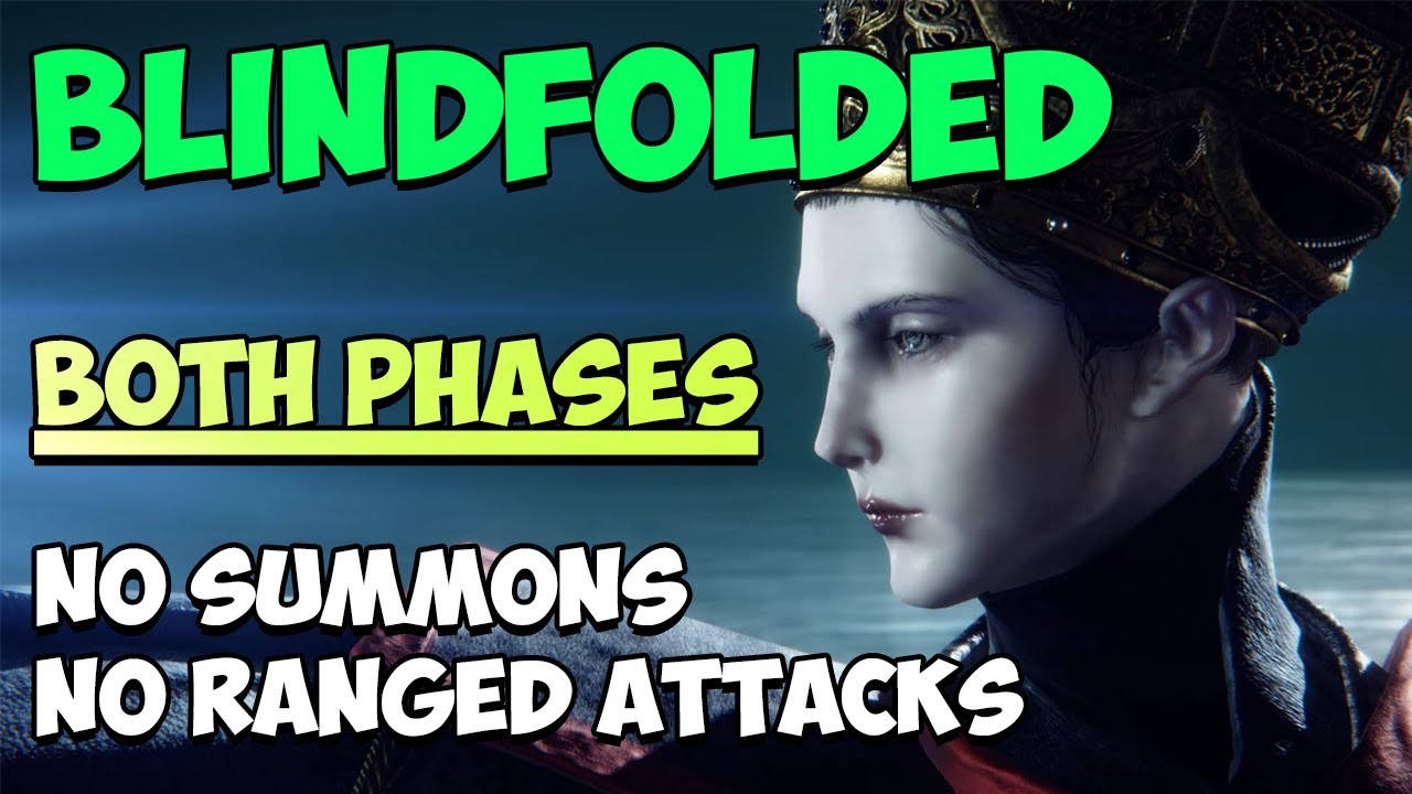 Rennala BLINDFOLDED Kill (no summons, no ranged attacks) | Elden Ring Boss Challenge