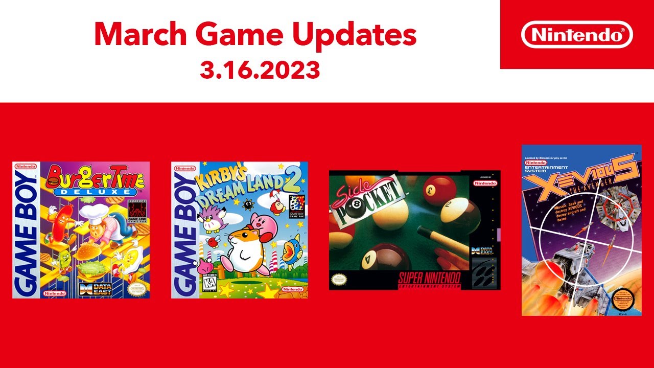 March 2023 NES, Super NES, and Game Boy Updates – Nintendo Switch Online