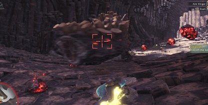 Lance des boules de bombe qui explosent avec le temps