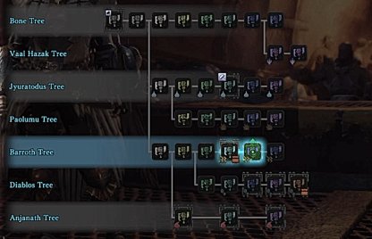 Changer l'arbre de mise à niveau de votre arme