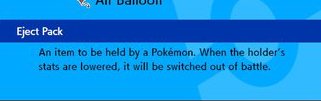 Eject Pack - Usages et effets