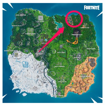 Emplacement de la carte de Fortbyte # 95