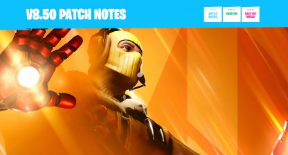 La mise à jour v8.50 amène les Avengers à Fortnite