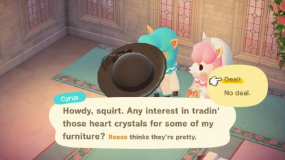 Commerce de cristaux de coeur