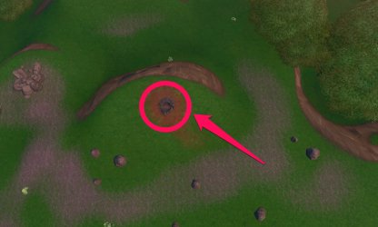 Vue à vol d'oiseau au nord du volcan