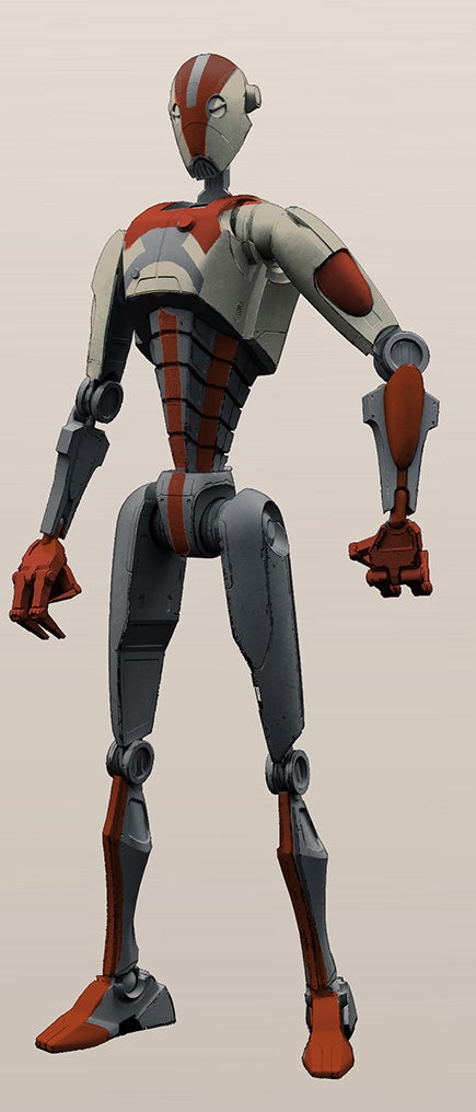 Les droïdes BX sont parmi les droïdes les plus agiles que vous affronterez.