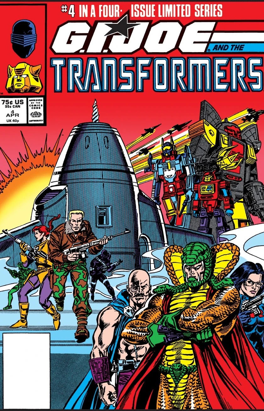 GI Joe and the Transformers de 1986 a été le premier de nombreux croisements entre les deux franchises.