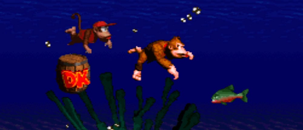 Donkey Kong Country - Niveau sous-marin