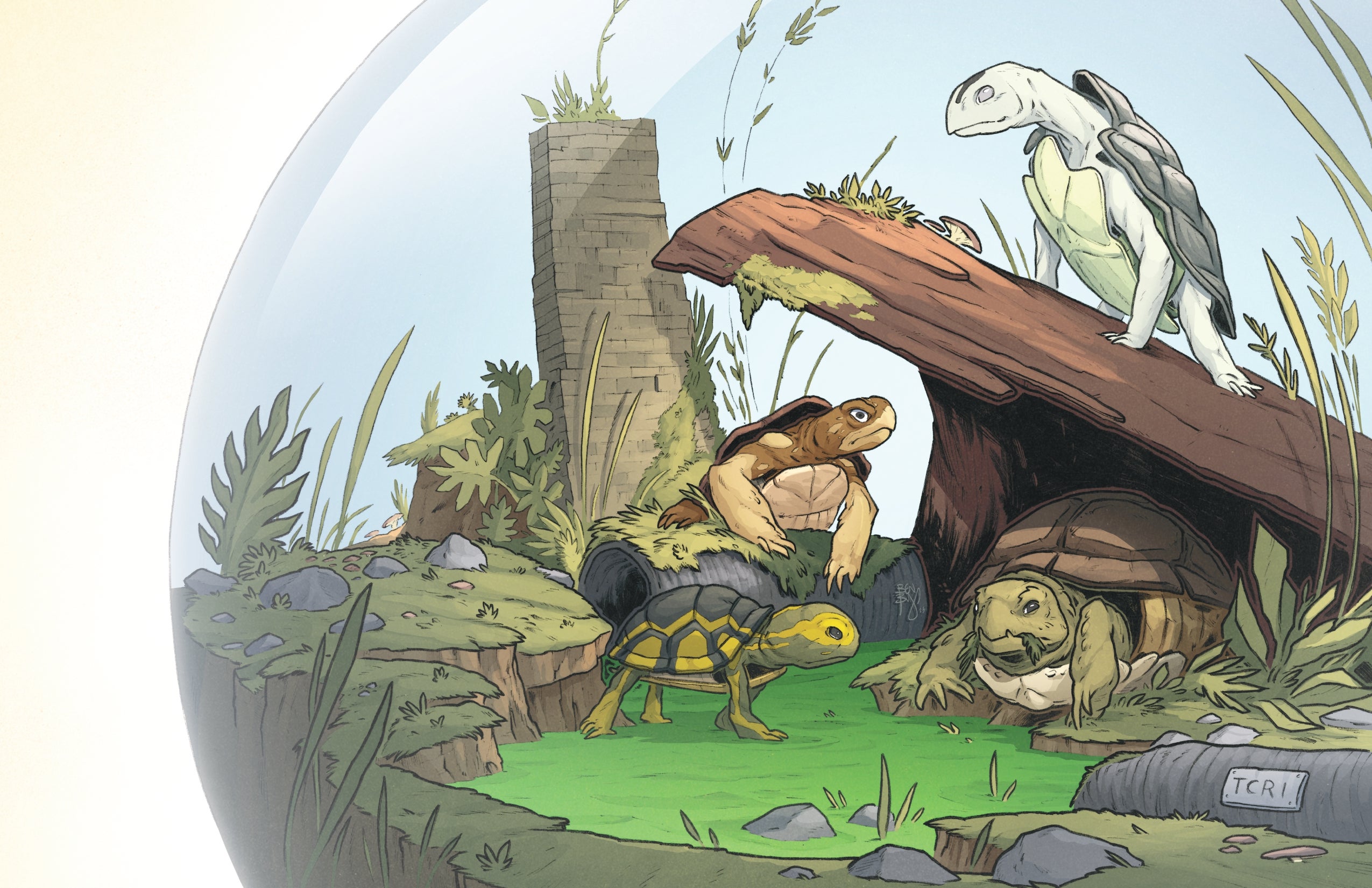 Illustration de Ben Bishop. (Crédit d'image : édition IDW)