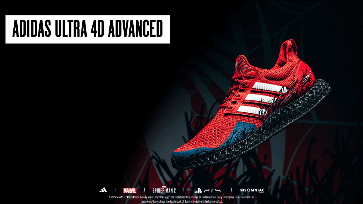 Spider-Man 2- Baskets Adidas Ultra 4D Advanced – Crédit : Marvel