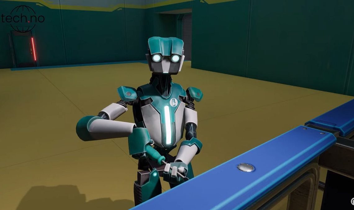 Un robot faisant du parkour dans un entrepôt industriel : le jeu particulier CTRL-U est annoncé pour PC