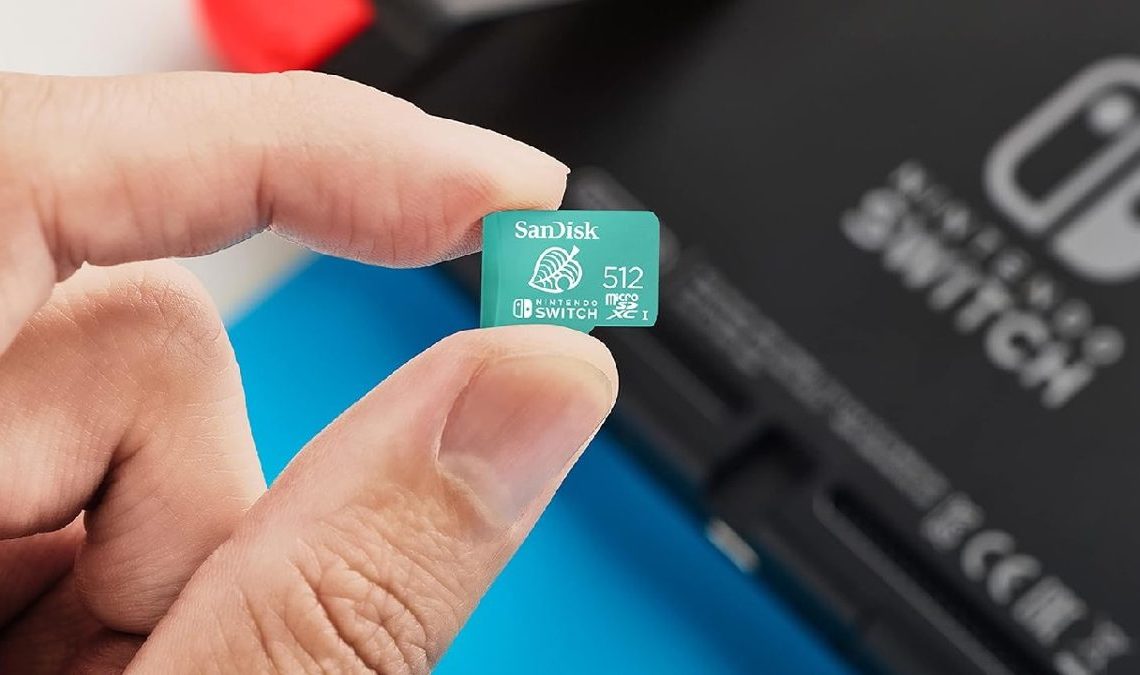 Cette carte microSD de 512 Go pour Switch s'est effondrée en décembre