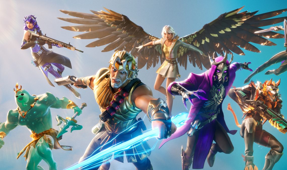 Fortnite Chapter 2 Season 5: Mythos and Mortals présente la mécanique de vol, Rippley en Poséidon et plus encore