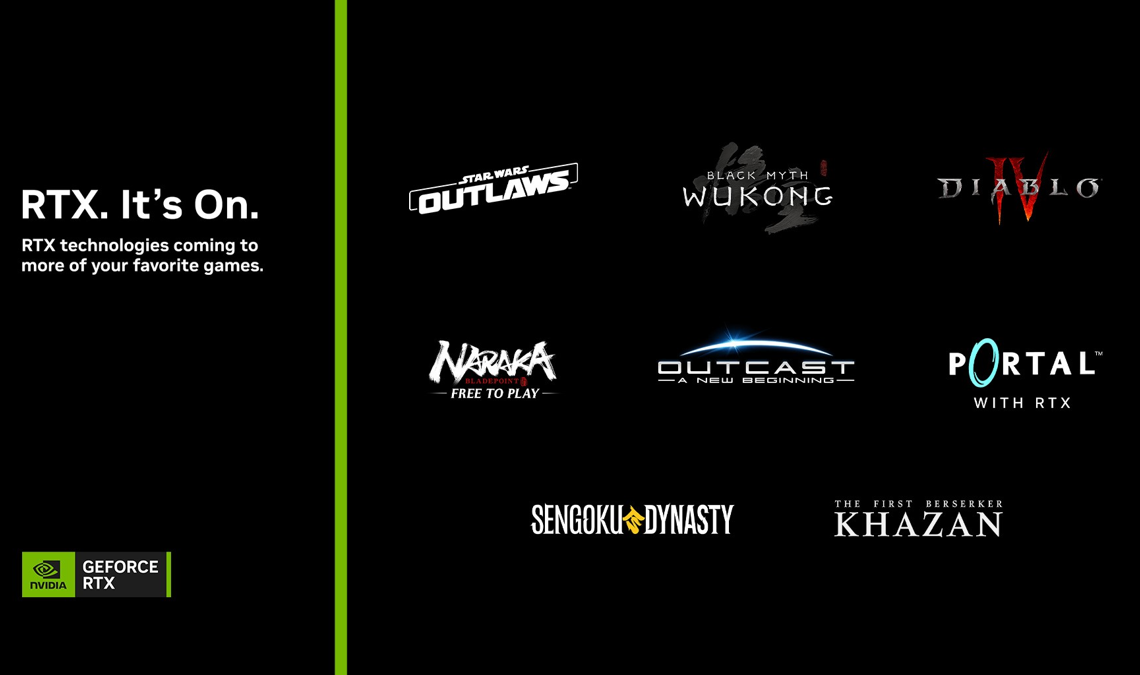 Nvidia présente son GDC avec de grandes annonces liées à Star Wars Outlaws, Diablo IV et bien d'autres