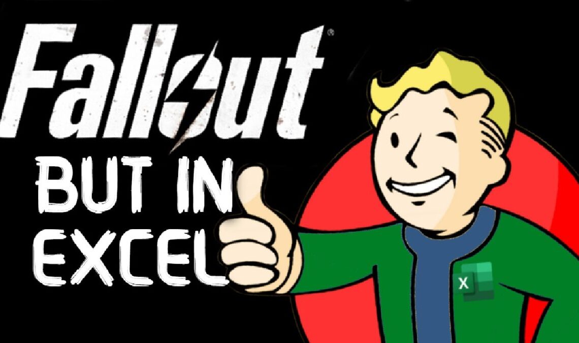 Il existe un jeu vidéo basé sur Fallout auquel vous pouvez jouer dans Microsoft Excel