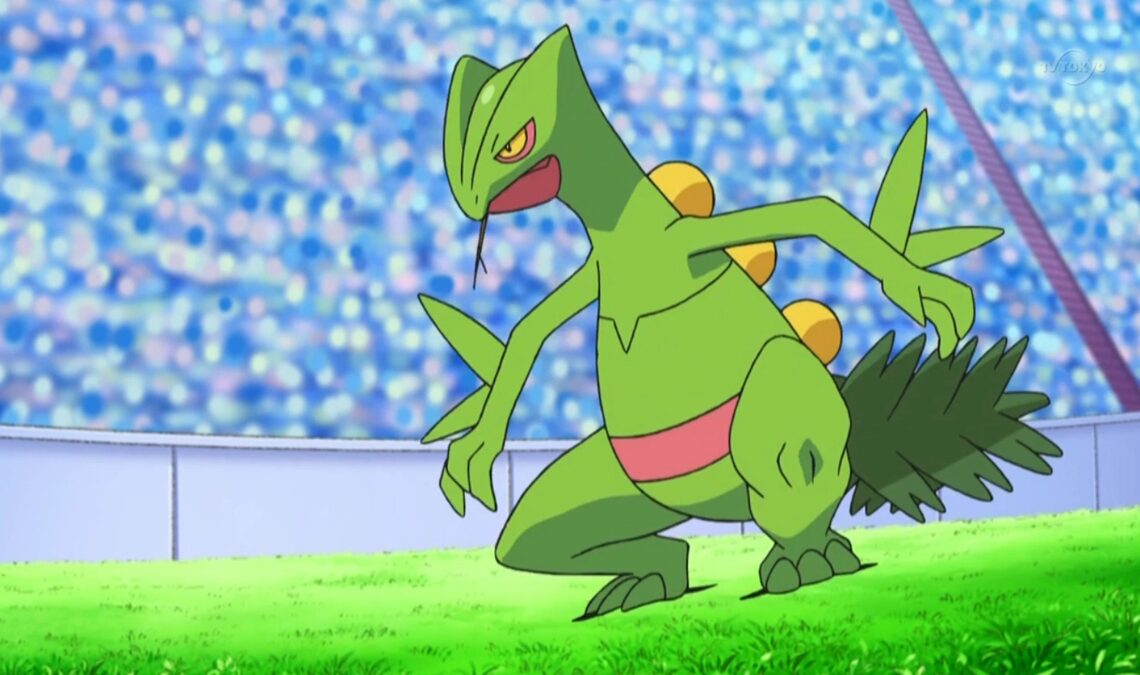 Sceptile se prépare à apparaître dans les raids Pokémon Écarlate et Violet