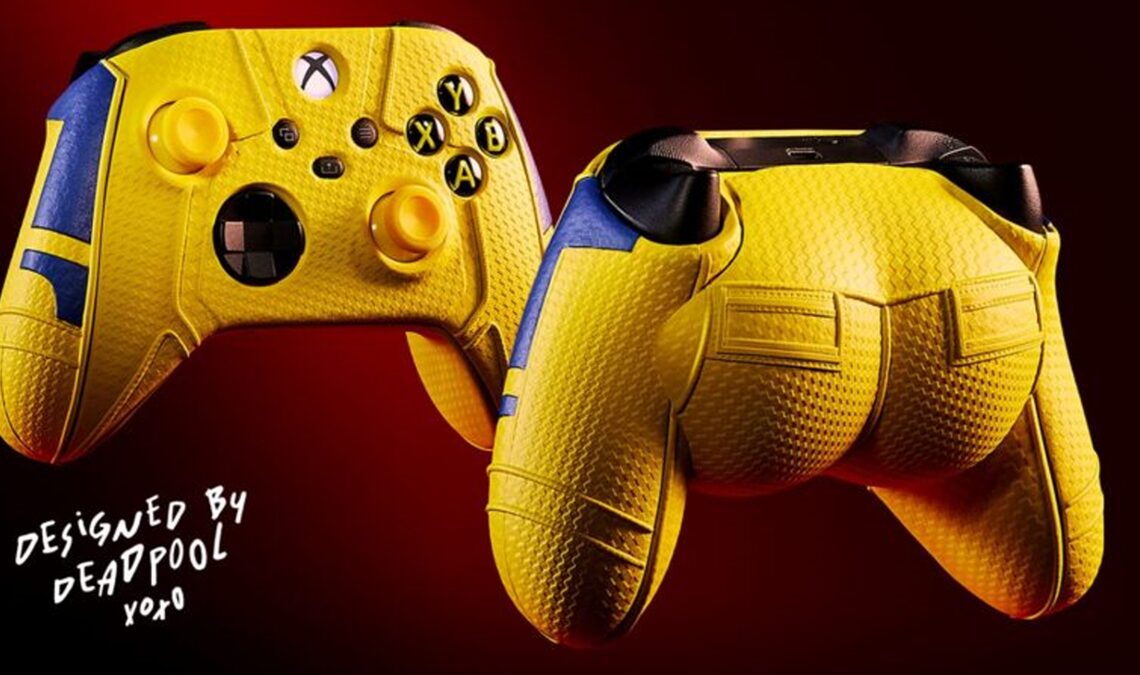 Wolverine rejoint Deadpool avec une manette Xbox en forme de cul