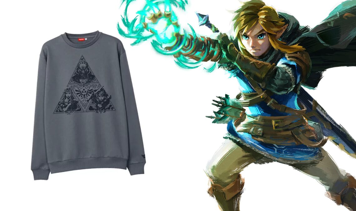 Nintendo présente de nouveaux produits inspirés de The Legend of Zelda, et ce sweat-shirt est l'un des meilleurs