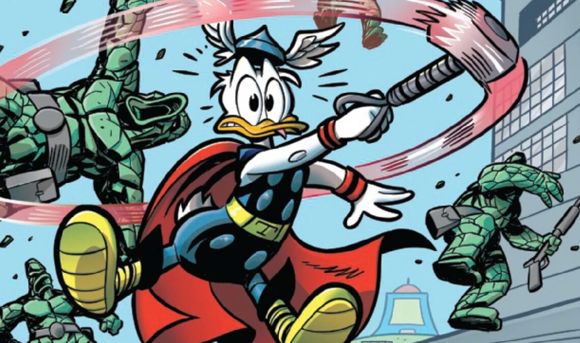 Donald Duck devient Thor dans le nouveau volume Marvel Et qu'est-ce qui se passerait si... ?