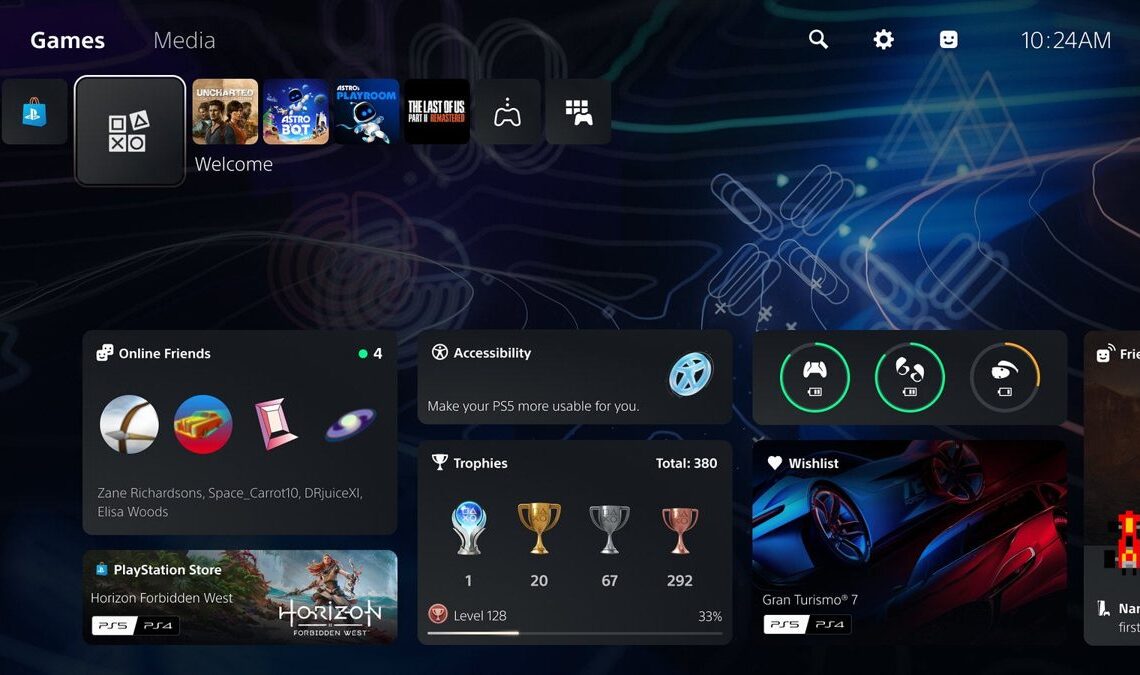 La nouvelle mise à jour PS5 ajoute le centre de bienvenue, la possibilité de partager des groupes et d'autres nouvelles fonctionnalités