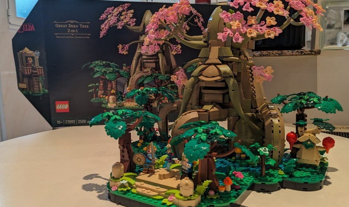 Route vers Hyrule, bloc par bloc. Nous assemblons le LEGO The Legend of Zelda - Great Deku Tree