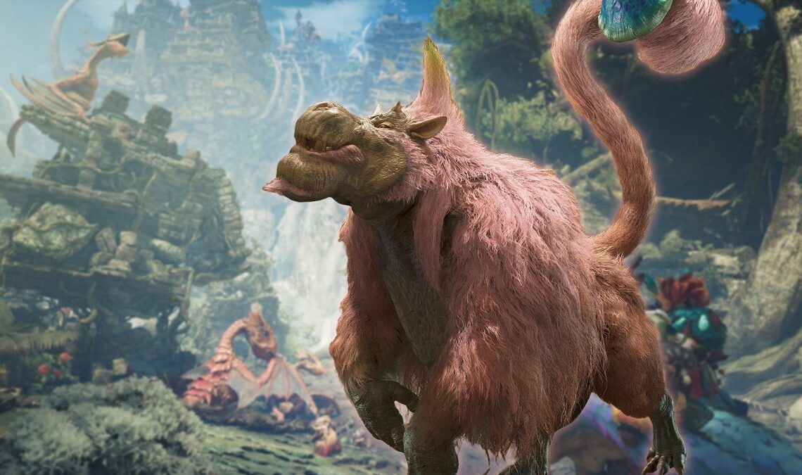 Un singe rose qui pète, le retour star de Monster Hunter Wilds