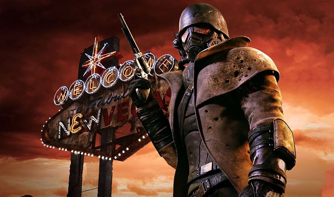 Une photo filtrée de l'ensemble des retombées suggère le retour d'un ami jurassique de New Vegas