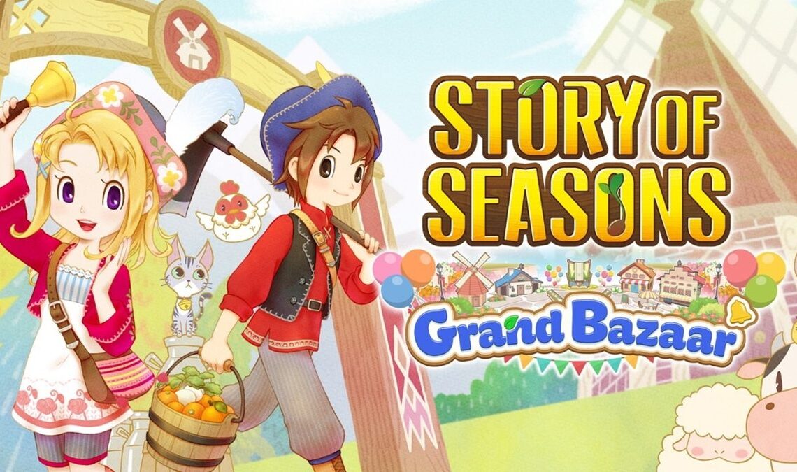 Premiers imprimés de Story of Seasons: Grand Bazaar - La Saga revient avec style avec un jeu plein de choses à faire