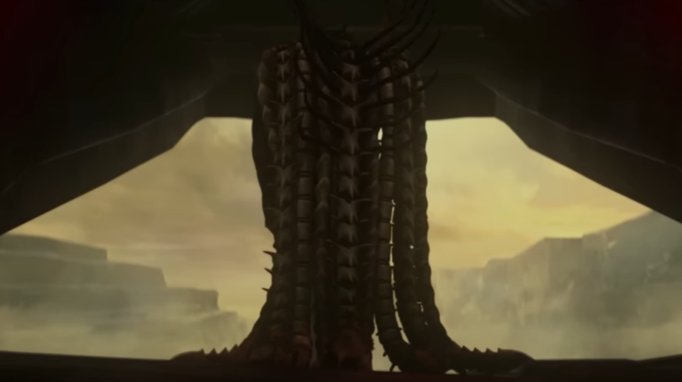 Ce qui est vu dans la bande-annonce de Predator: Killer of Killers est un prédateur avec une couche fabriquée avec des queues xénomorphes?