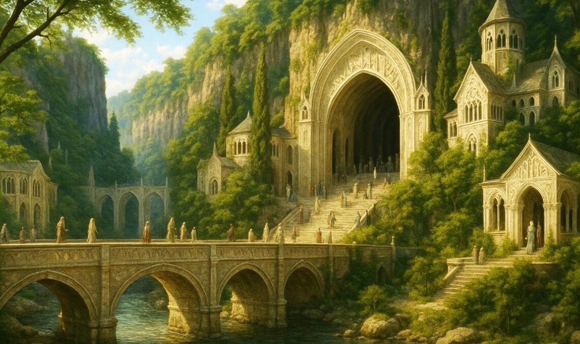La meilleure ville défendue de Middle -eth, protégé par une clôture magique qui pourrait empêcher le très professeur de Sauron
