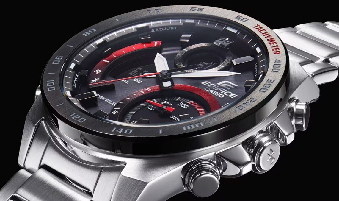 Cette montre ne vous interrompt pas avec des notifications, mais elle a une batterie infinie, elle est pleine de détails numériques et est proposé