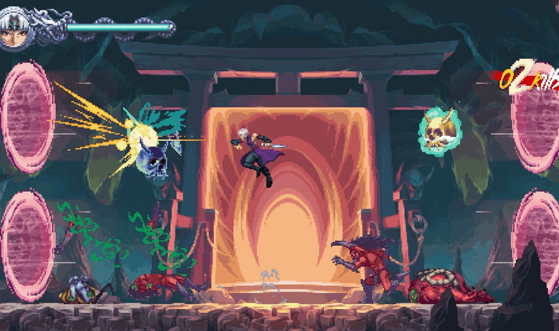 Ninja Gaiden aux Espagnols. La cuisine de jeu nous montre un gameplay très complet commenté de Ninja Gaiden: Ragebound