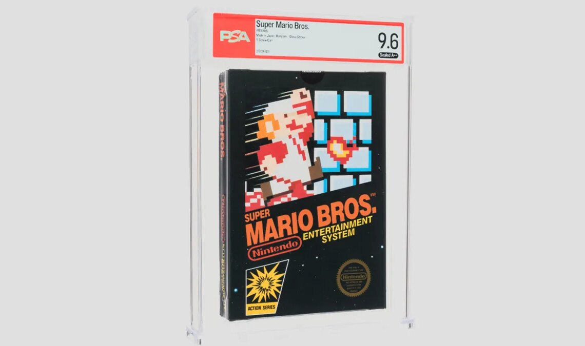 Cet exemplaire de Super Mario Bros. vient de battre un nouveau record d'enchères