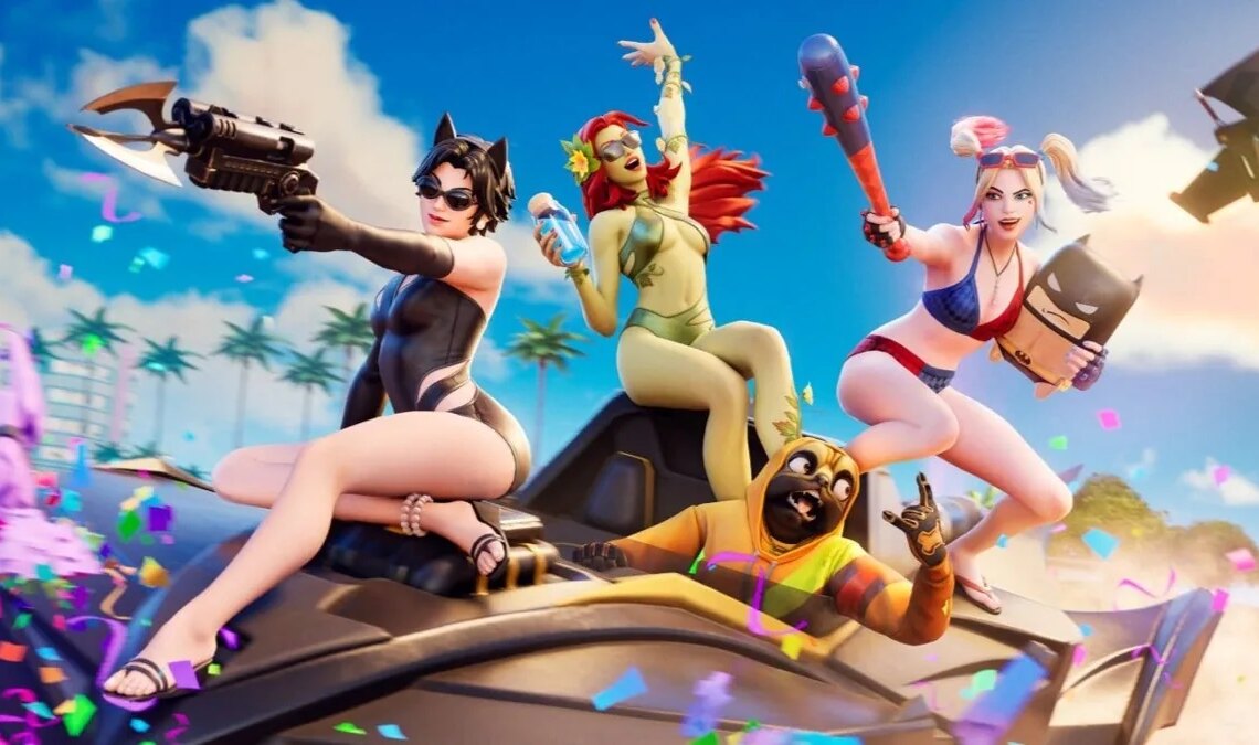 Les skins Fortnite Poison Ivy et Harley Quinn arrivent avec une limite d'âge pour en montrer trop